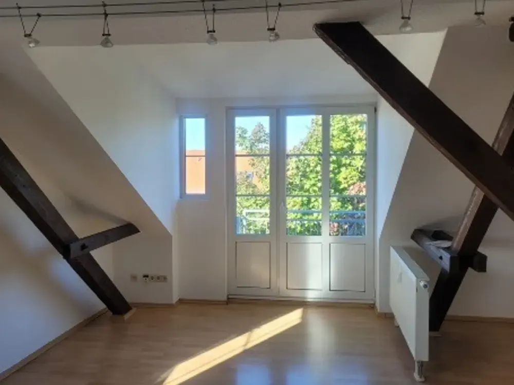 Charming 2-Room Penthouse Apartment with Balcony in Hechtviertel in Dresden Neustadt