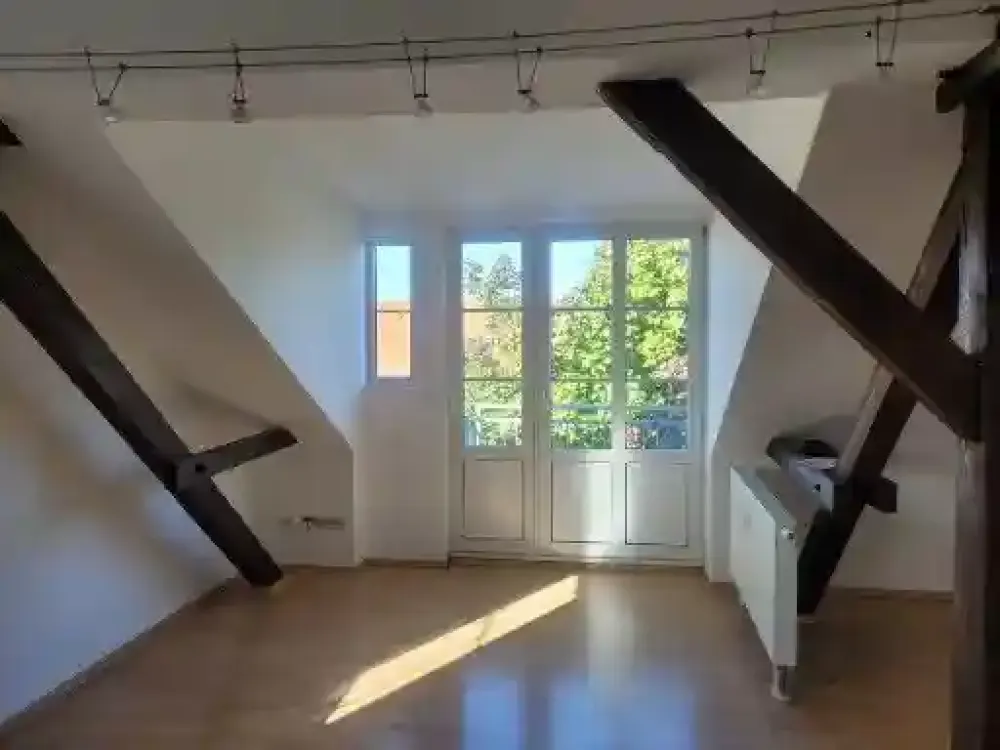 Charming 2-Room Penthouse Apartment with Balcony in Hechtviertel in Dresden Neustadt