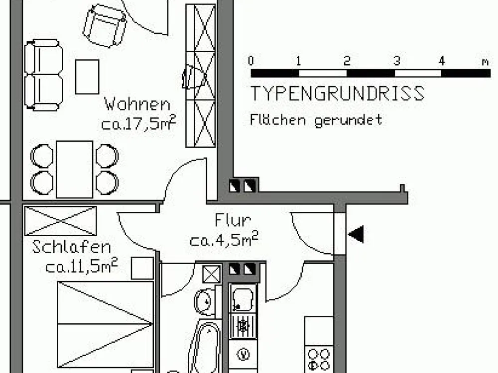 Smarte 2- ZImmer-Wohnung ab sofort
