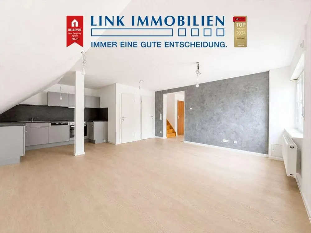 Kernsanierte Maisonette-Wohnung in guter Lage von Waiblingen