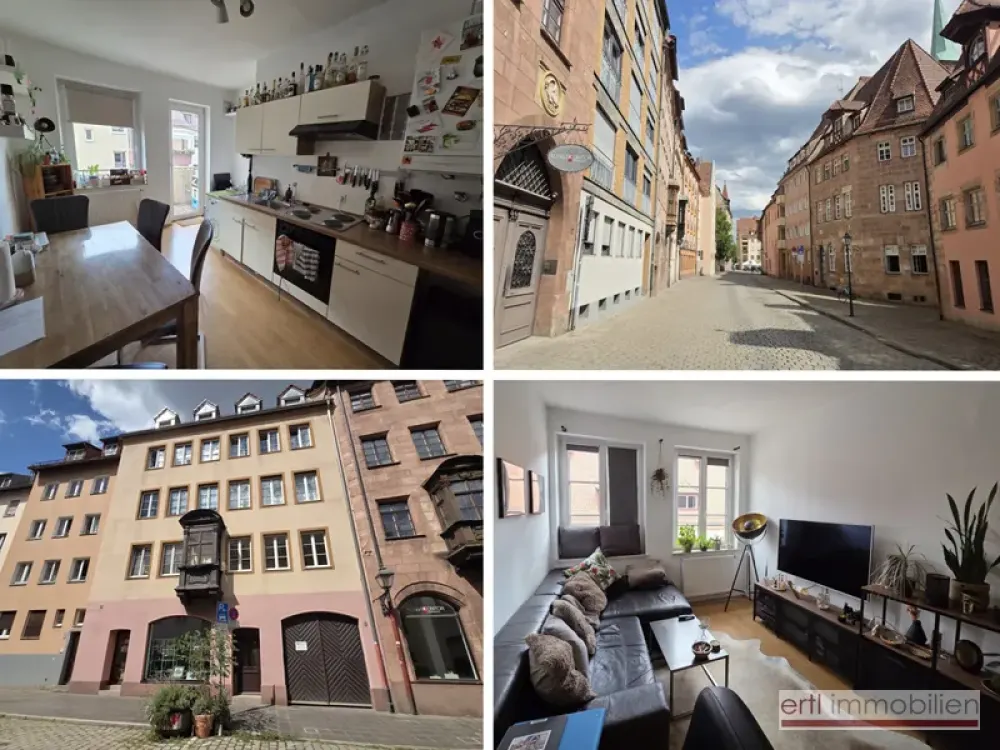 Well-Maintained Living - Charming 2-Room Apartment with Balcony and Fitted Kitchen, directly in the BURG district