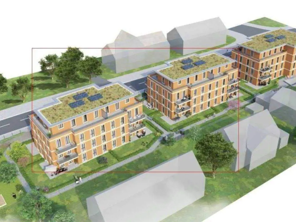 *Erstbezug in Leubnitz-Neuostra - kleine 2-Raumwohnung mit Terrasse und Garten *