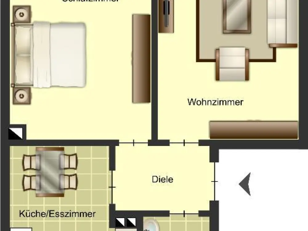 Demnächst frei! 2-Zimmer-Wohnung in Duisburg Ungelsheim