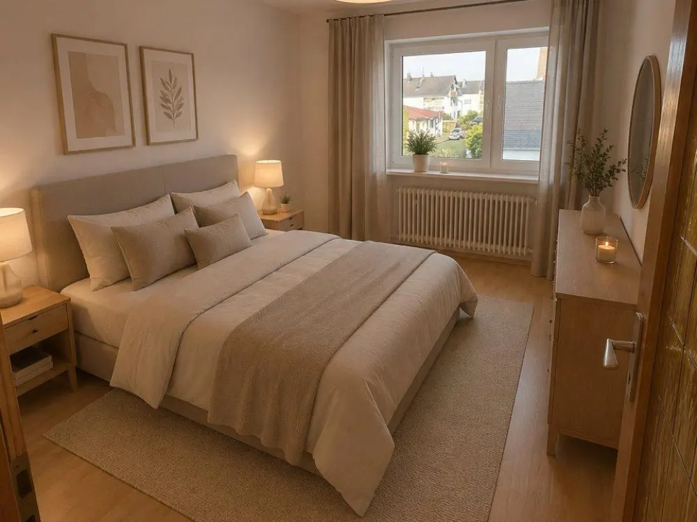 4-Zimmer-Wohnung mit Balkon, Einbauküche und Keller in Großkrotze
