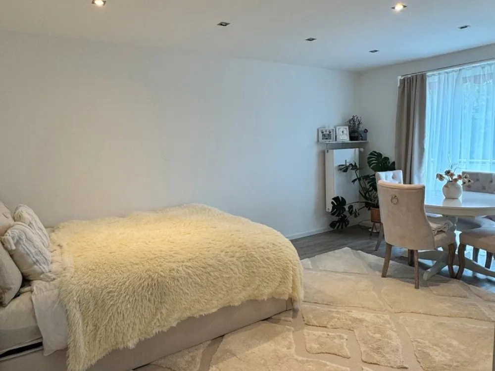 Helle, voll möblierte 1-Zimmer-Wohnung mit Balkon