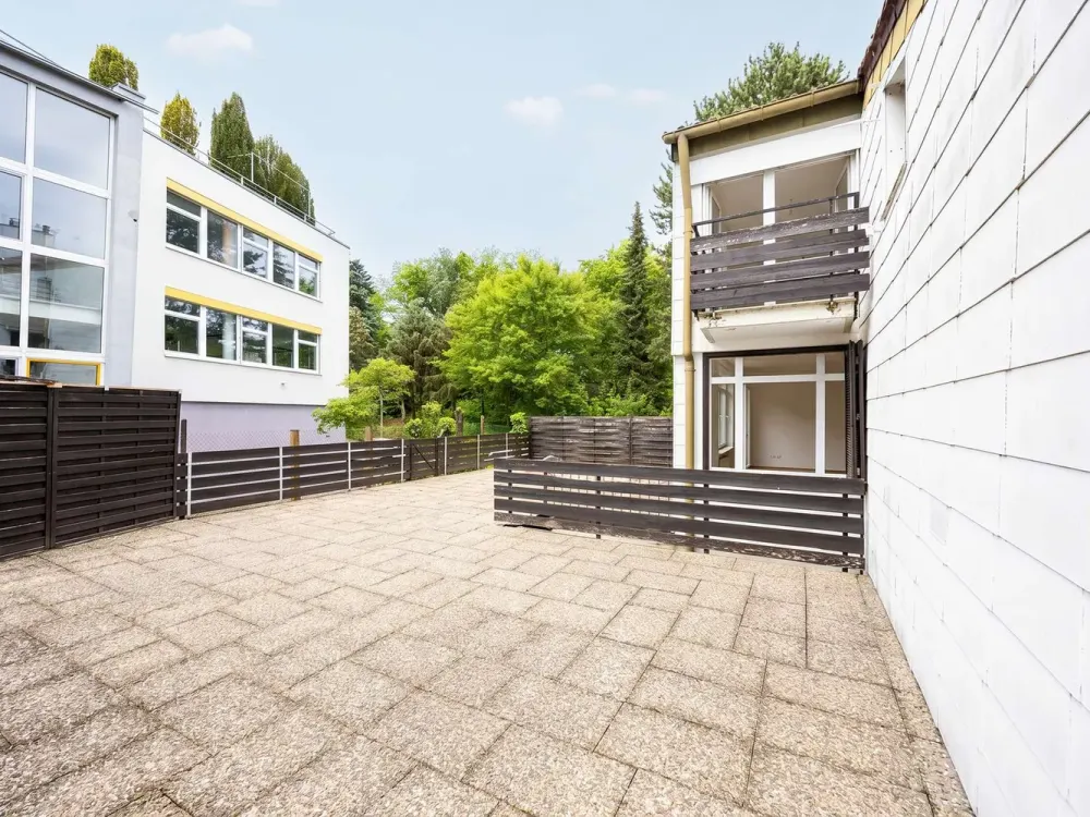 WIDE VIEW: Garden. Terrace. Home!