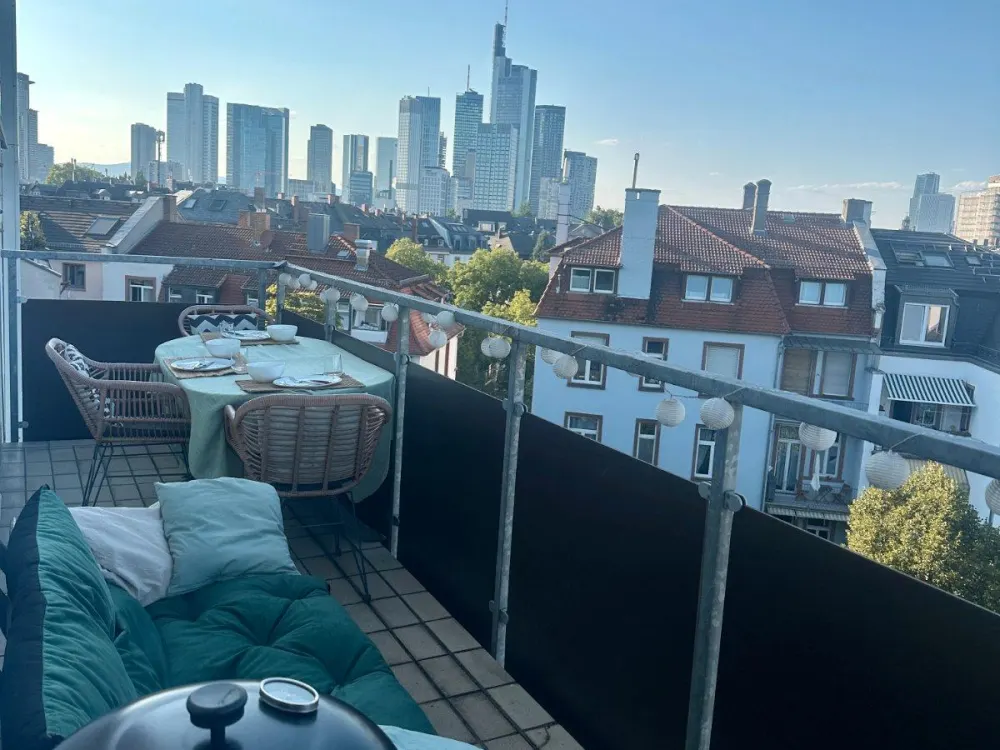 2-Zimmer-Wohnung in bester Lage Sachsenhausen für 6 Monate
