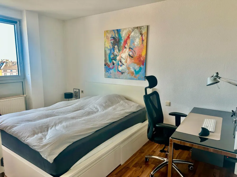 2-Zimmer-Wohnung in bester Lage Sachsenhausen für 6 Monate