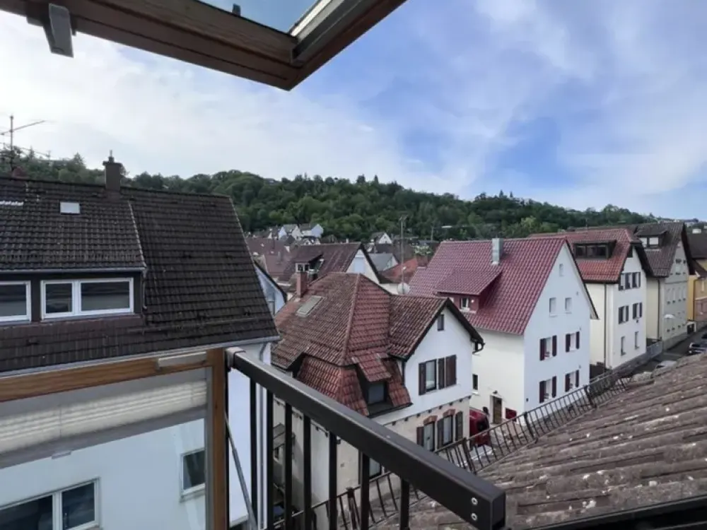 Modern geschnittene Maisonette im Dachgeschoss, zentrumsnah in Stuttgart‑Feuerbach