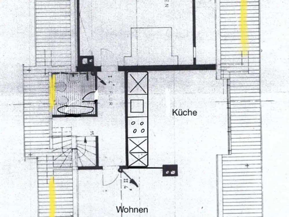 gemütliche 2 Zimmer Dachgeschosswohnung mit kleiner Aussenterrasse