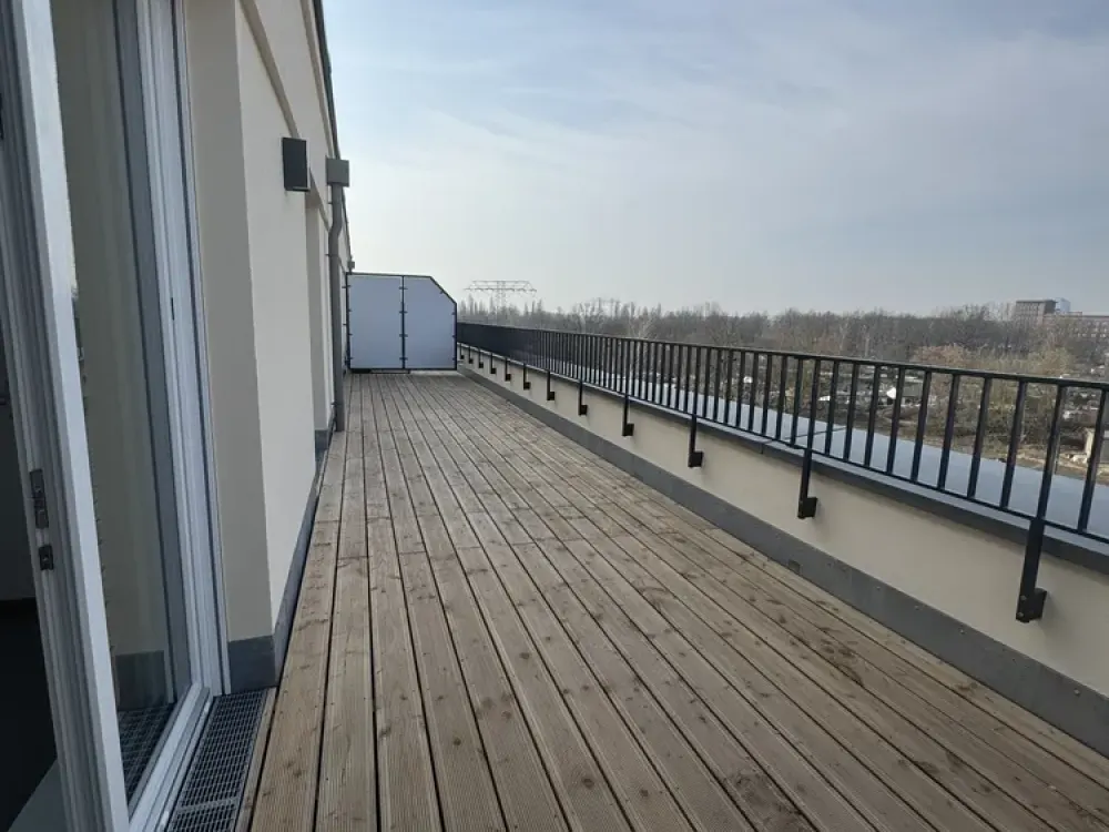 Luxury Penthouse | 4 Rooms | 121 m² | Two Large Roof Terraces | Underground Parking | New Kitchen |