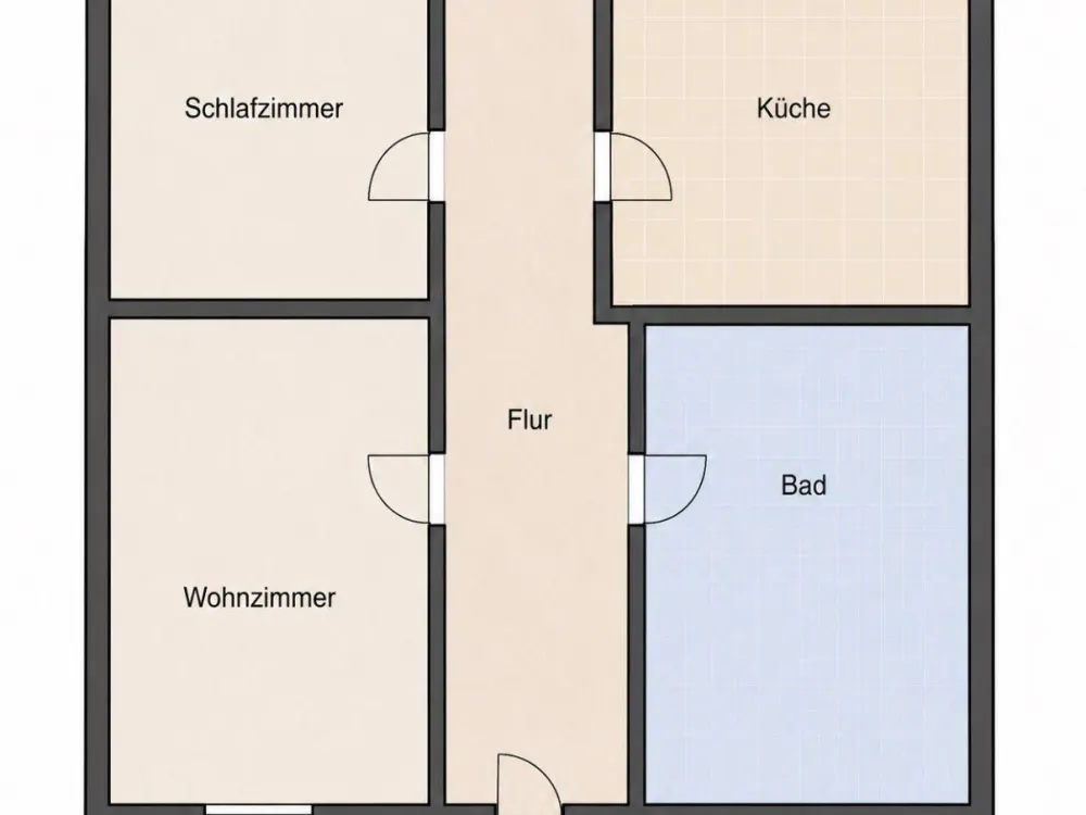 2-Room Attic Apartment with Kitchen, Well Maintained and Well Located