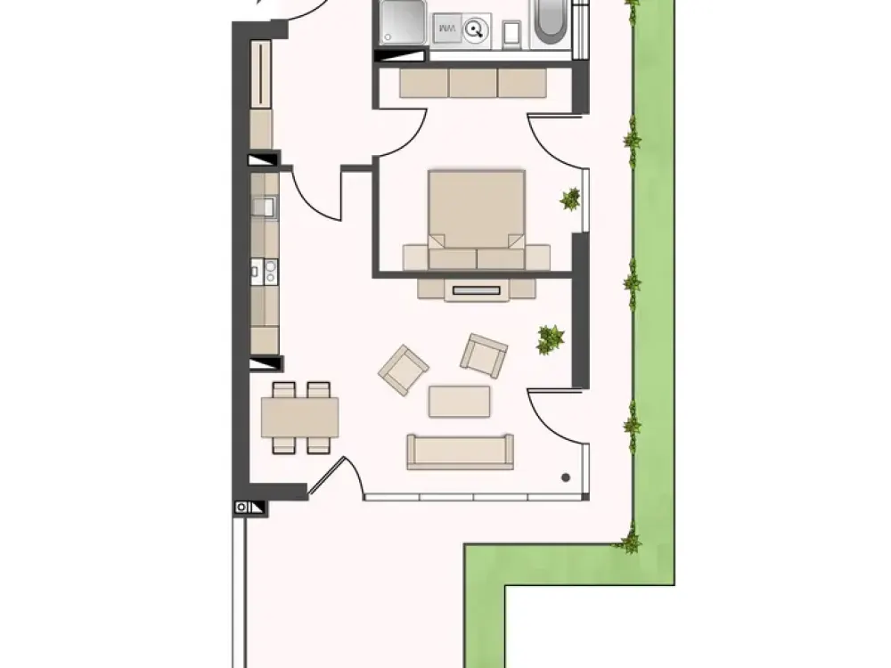 SEEBAUER | Penthouse | Wohnkultur zwischen Schlosspark und Kanal - premium 3 Zimmer DG