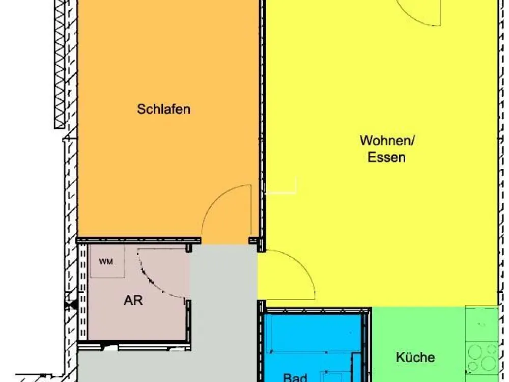 Eindrucksvolle Terrassenwohnung mit EBK in der Dresdner Innenstadt!
