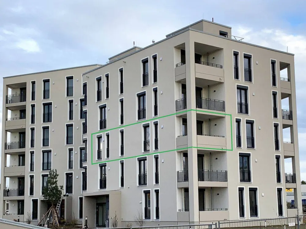 2 Zimmer Whg 58m²/61m² EBK, TG