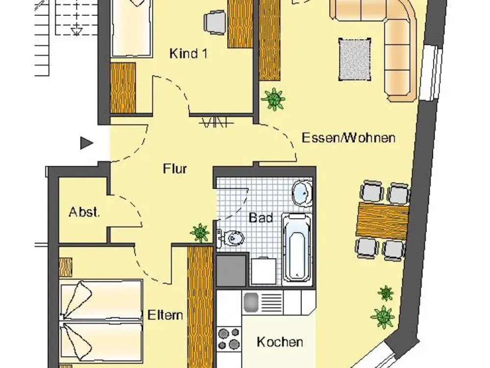 3-Zimmer-Wohnung in Recklinghausen Süd