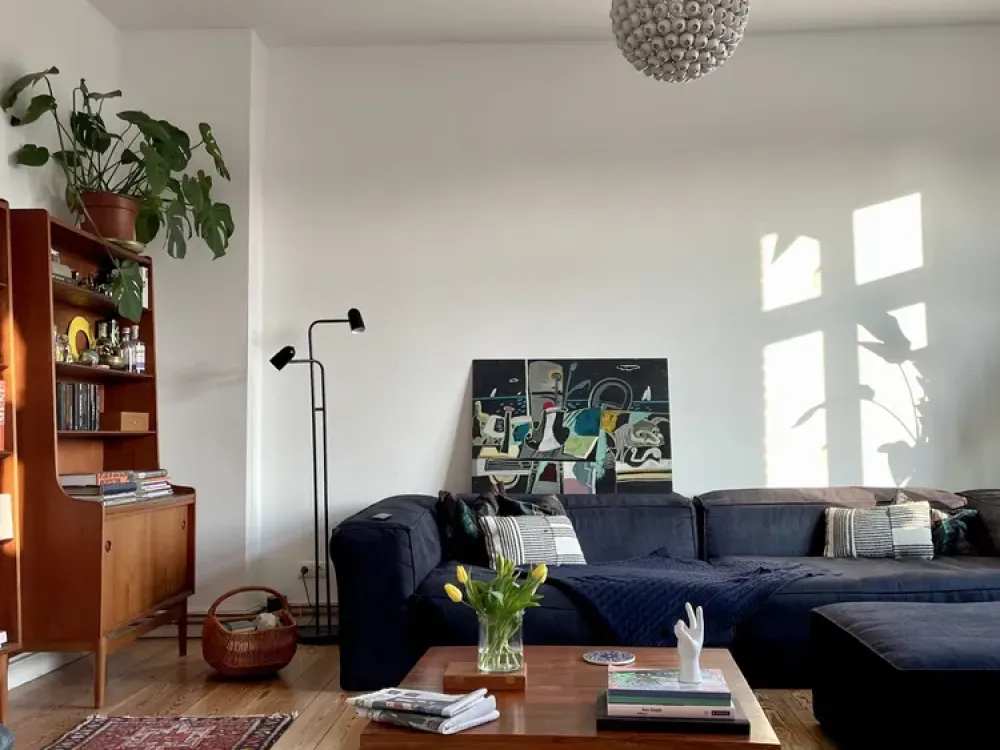 Möblierte 3-Zimmer-Altbauwohnung mit Balkon & Loggia in Hamburg-Bahrenfeld, befristete Untermiete a