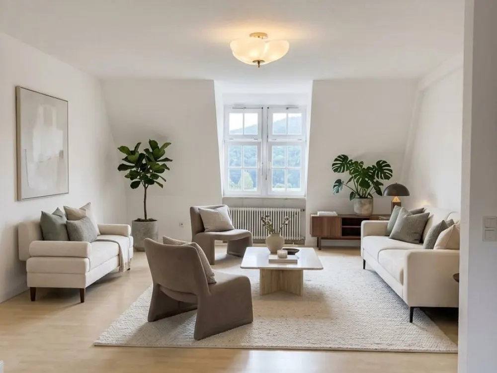 Lichtdurchflutete 4,5-Zimmer-Dachgeschosswohnung