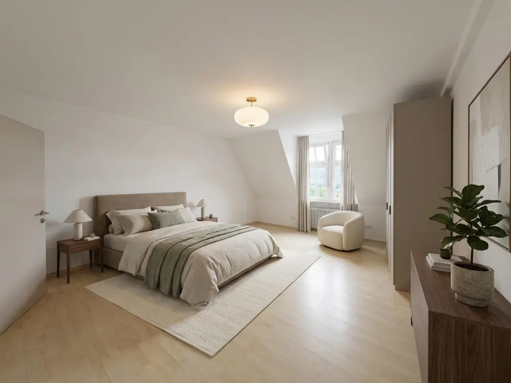 Lichtdurchflutete 4,5-Zimmer-Dachgeschosswohnung