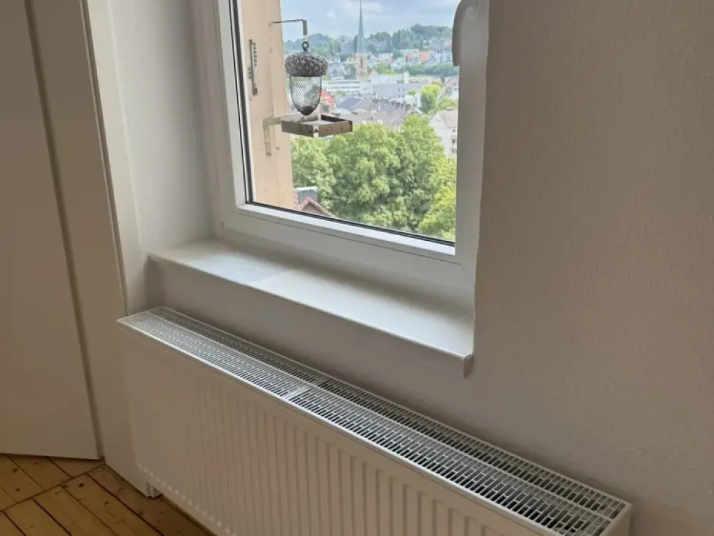 Helle und sanierte 3,5-Raum-Wohnung mit tollem Ausblick, neue Heizung, Fenster, Heizkörper, Bad