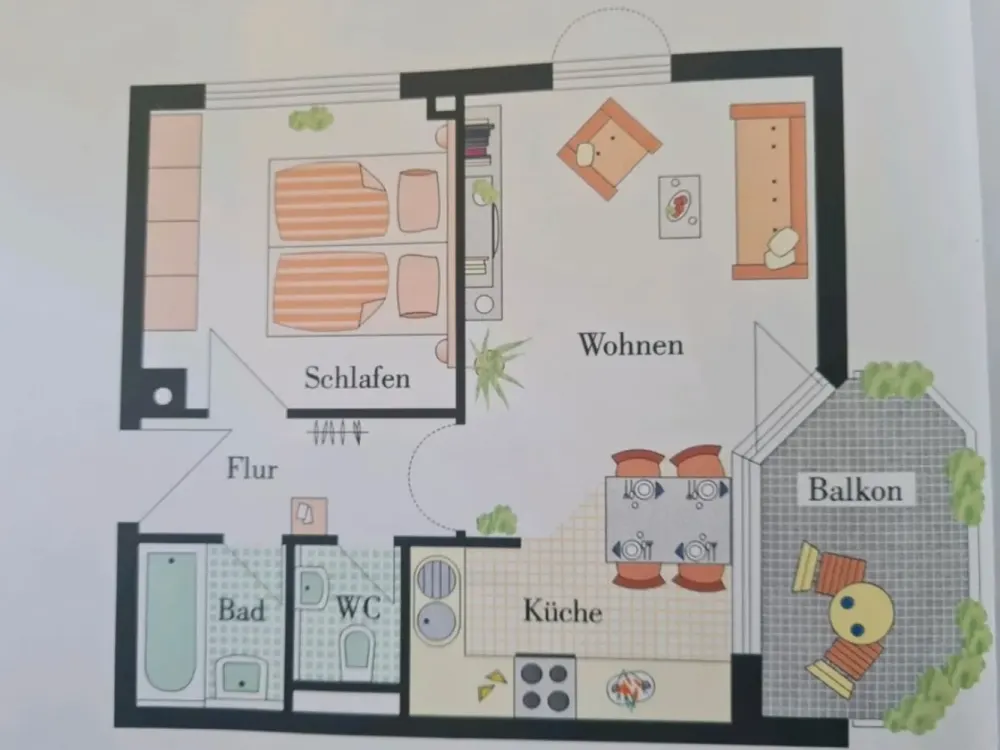 Exklusive 2,5-Raum-Wohnung mit Balkon und EBK in Bietigheim-Bissingen