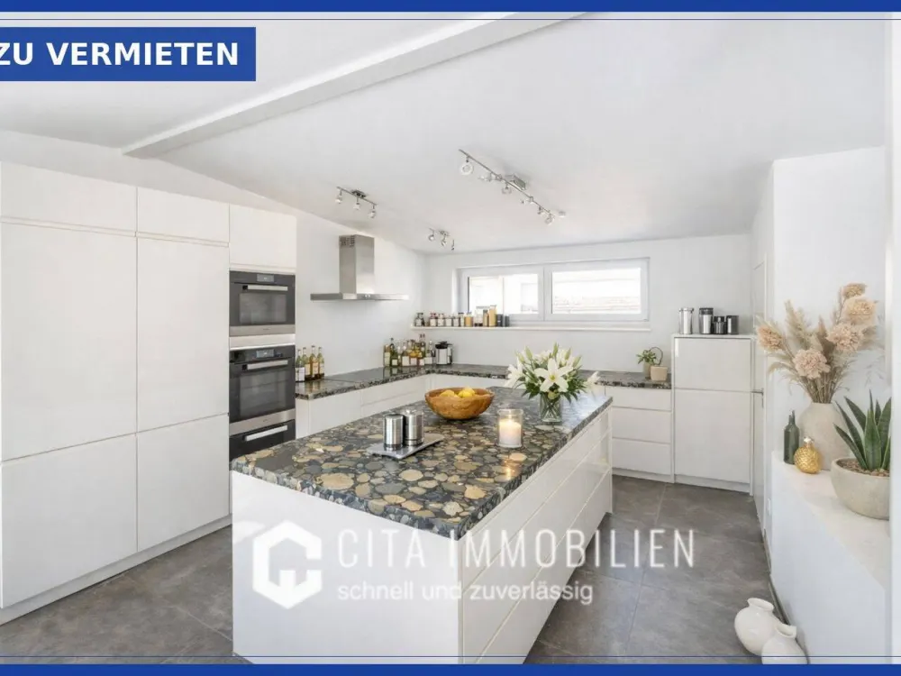 Exklusive 2,5 Zimmer Penthouse-Maisonette mit Dachterrasse & Stellplatz in Frankfurt-Preungesheim