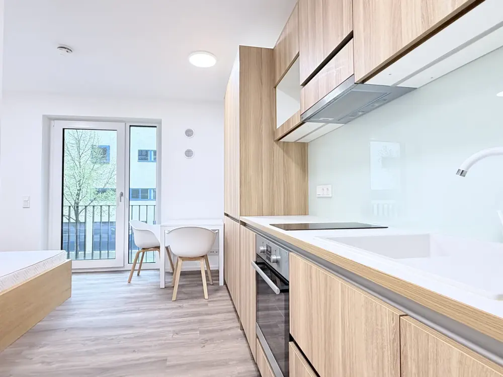 Vollmöbliertes und modernes 1-Zimmer-Appartment mit Balkon