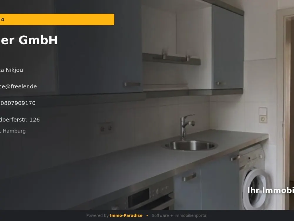شقة غرفة واحدة مشرقة مع مطبخ مدمج في لانغنهورن