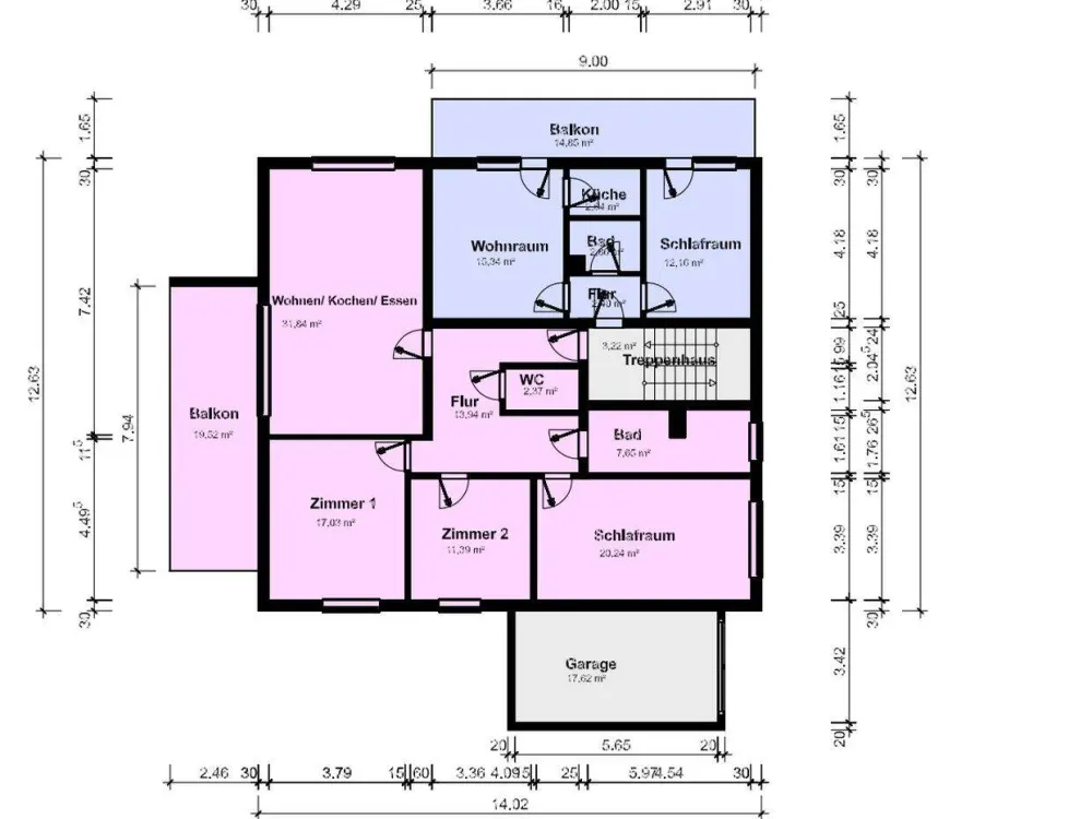 Exklusive 4-Zimmer-Wohnung in Frankfurt-Harheim +Garten+Küche!