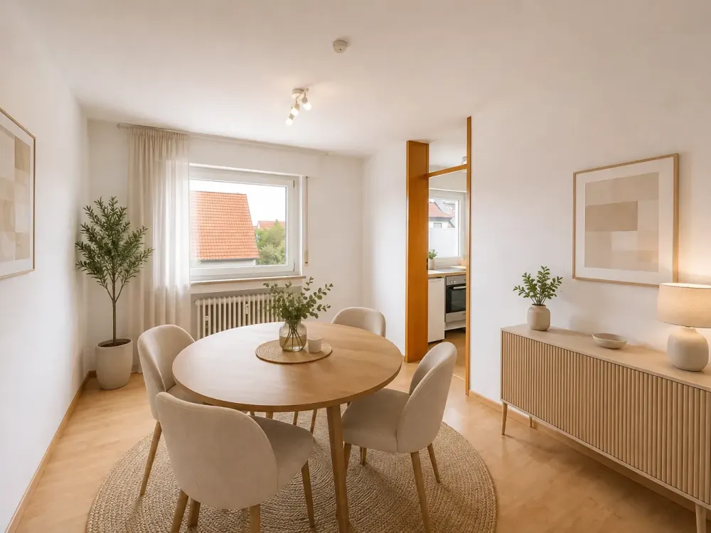 AB SOFORT: Helle & Charmante 3-Zimmer-Wohnung mit großem Balkon und Blick ins Grüne im 1. OG