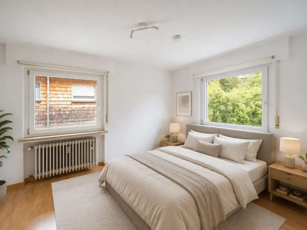 AB SOFORT: Helle & Charmante 3-Zimmer-Wohnung mit großem Balkon und Blick ins Grüne im 1. OG