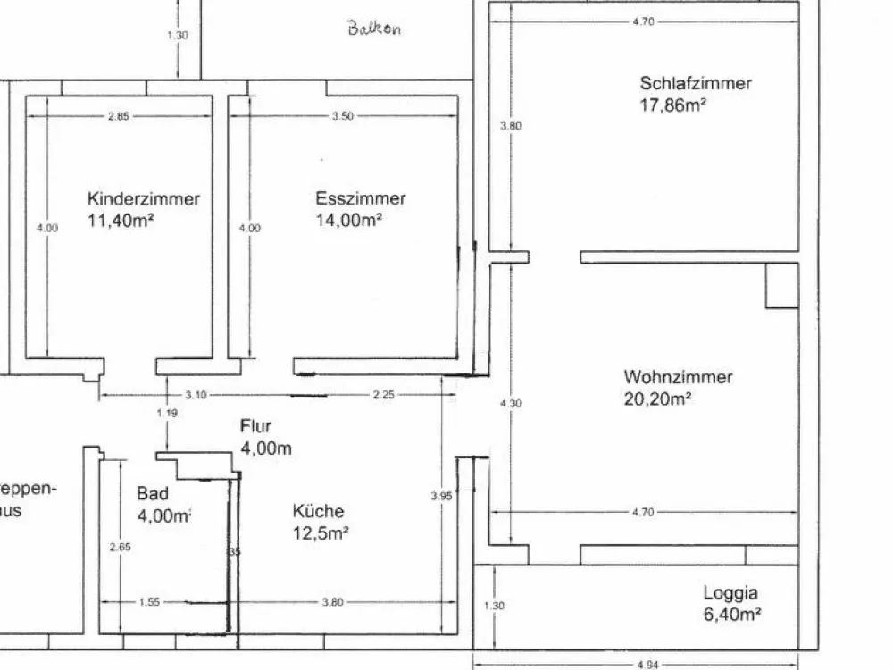 NACHMIETER GESUCHT 4 Zimmer Wohnung 87 m²